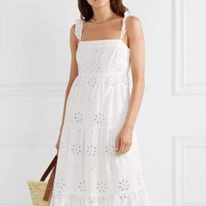 J Crew Peyton Broderie Anglais Maxi Dress